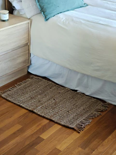Alfombra yute con flecos 50X80 CM, foto 1 de 2