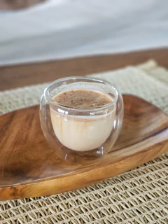 Pocillo de cafe doble vidrio 80 ml