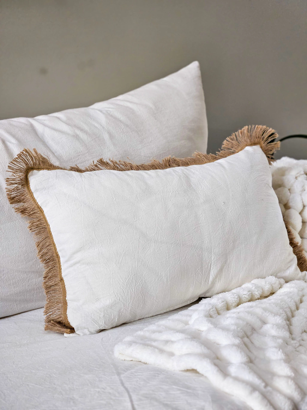 Funda de almohadon yute pompeya 40x60