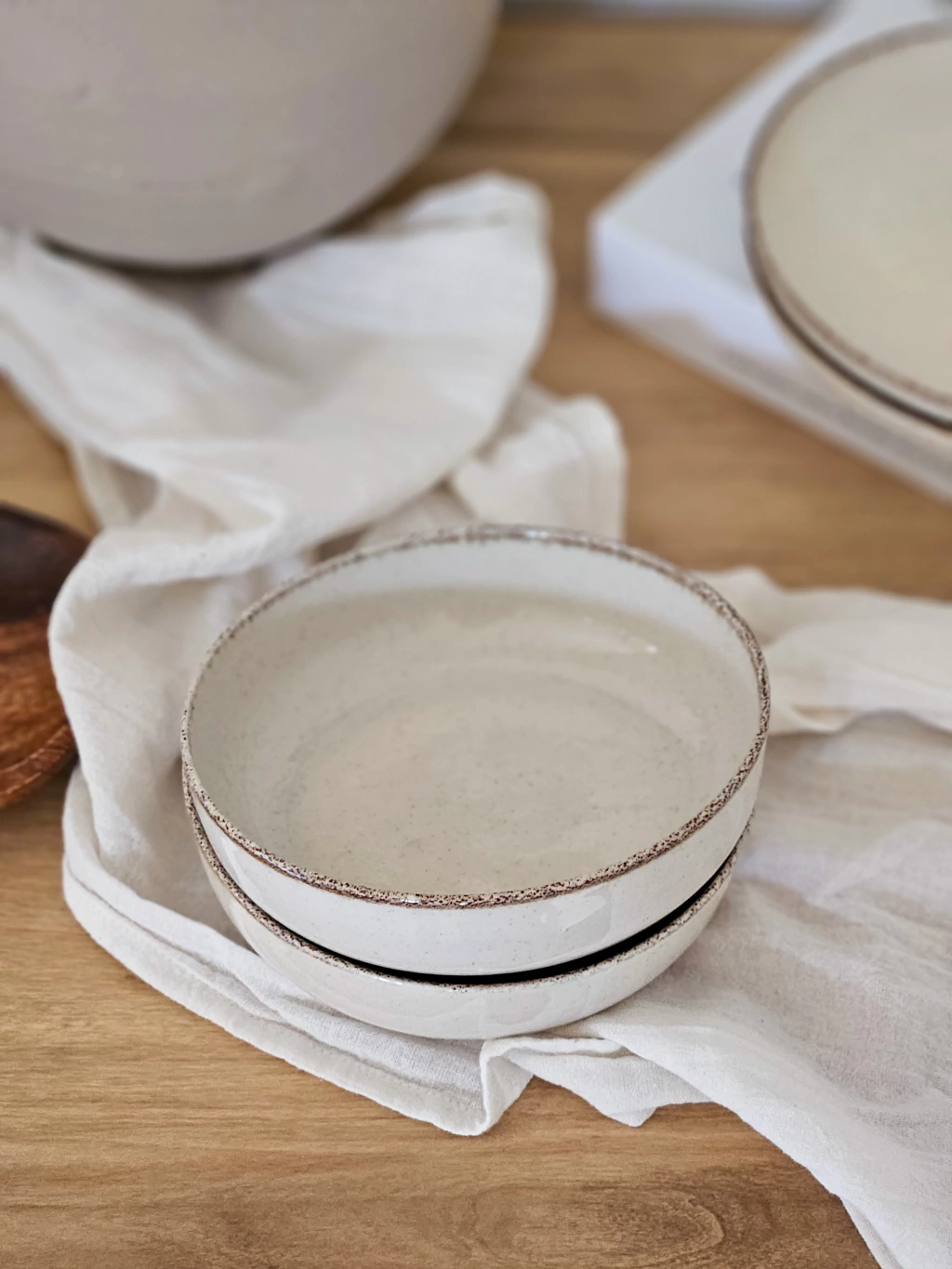 Set x6 bowl 15 cm ivory