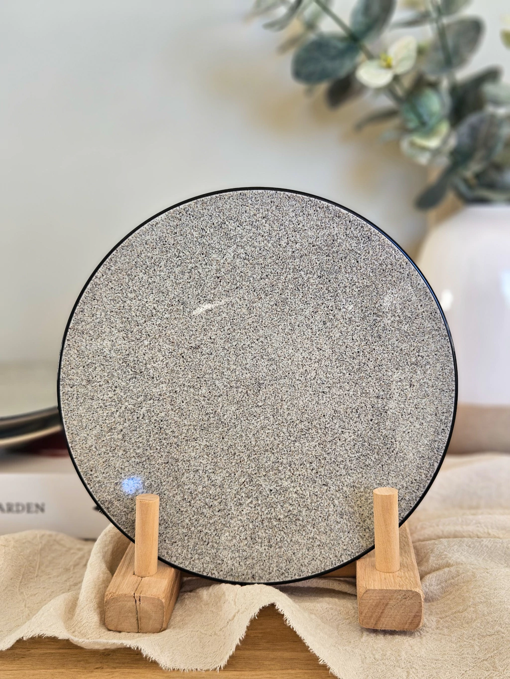 Set x6 plato playo pedra grey 27 cm
