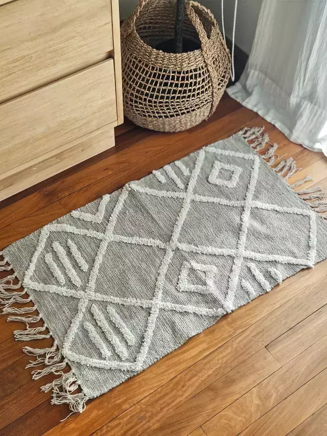 Alfombra algodon pelo corto con dibujos