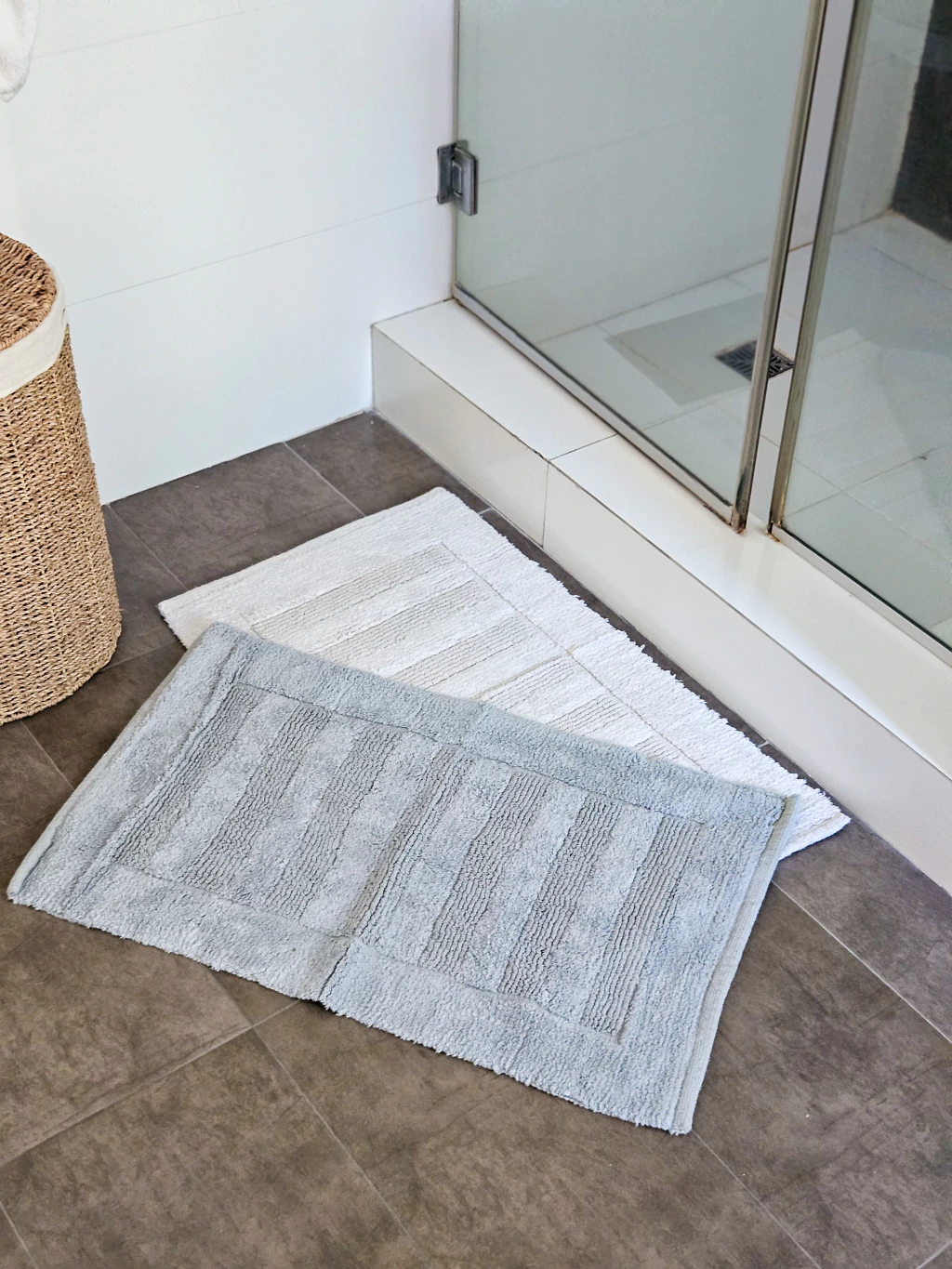 Alfombra de baño rayas 50x80