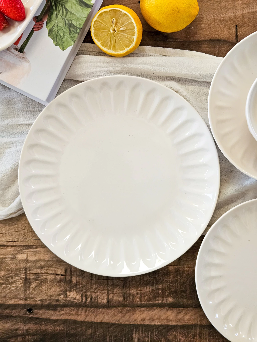 Plato playo efeso cream 27 cm