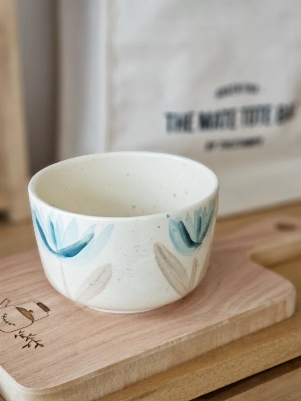 Bowl pintado flor 12x8 cm