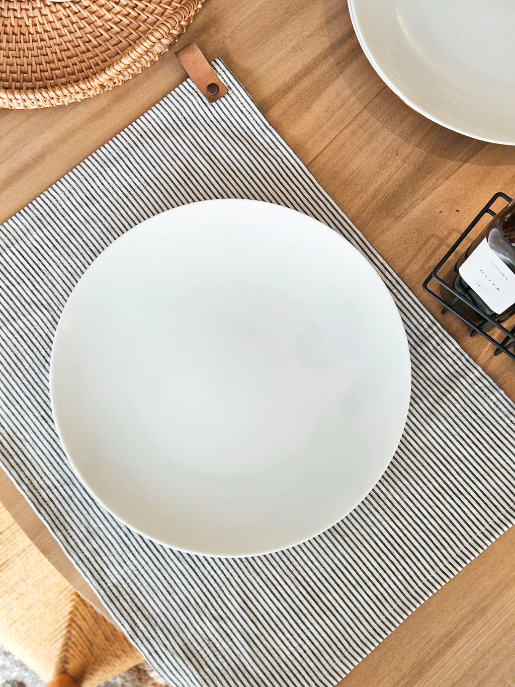 Set x6 Plato Postre Sophia 21 cm Blanco