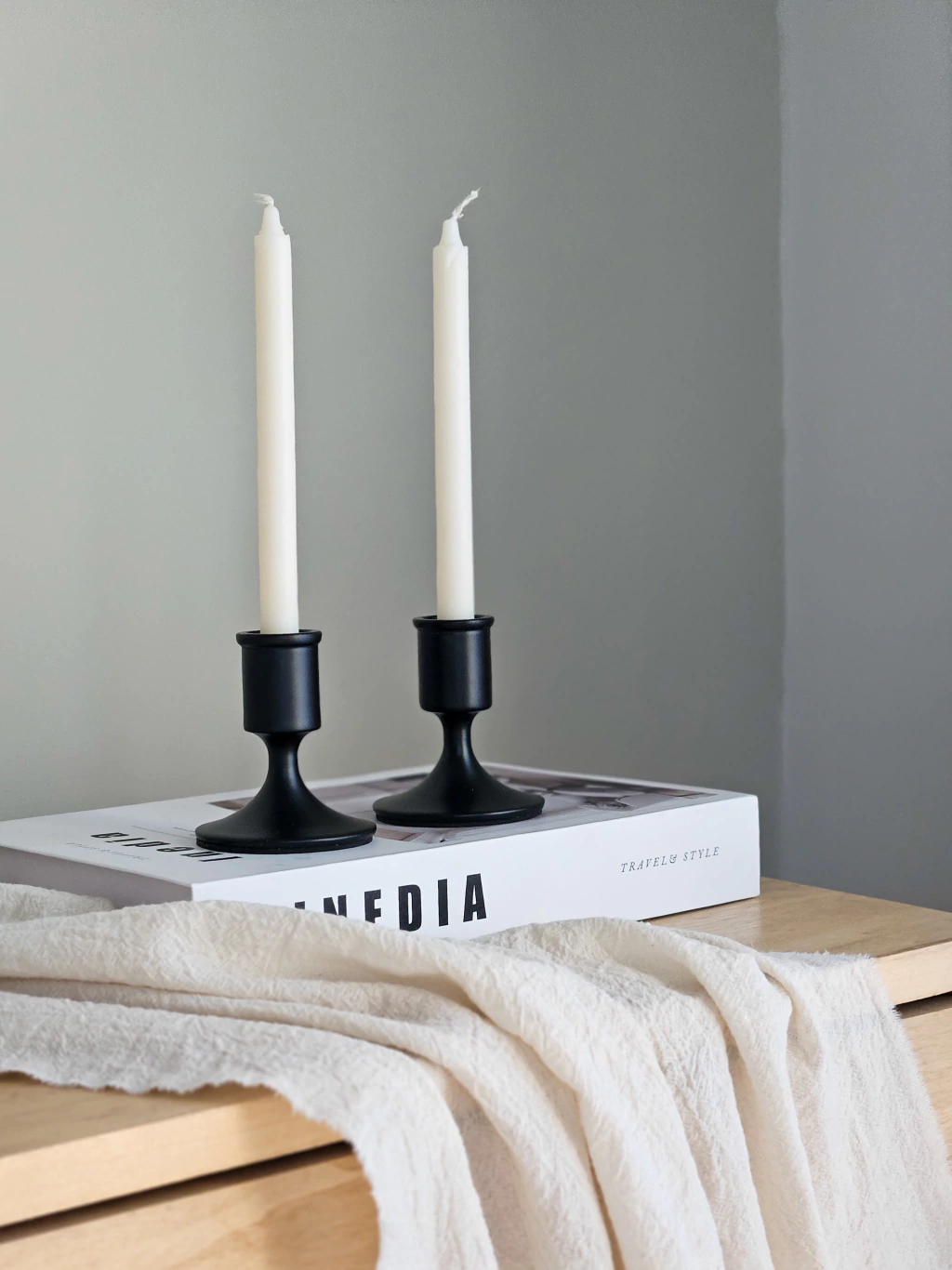 Candelabro Negro Mini