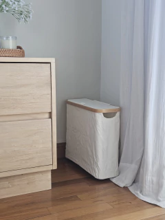 Cesto Slim Con Bamboo 45x15x35 cm, foto 1 de 4
