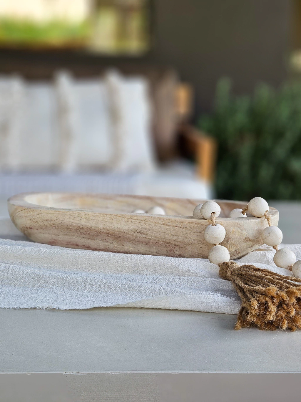Cuenco de Madera Rustica