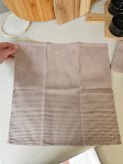 Repasador de algodon Beige, foto 4 de 4