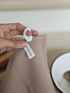 Repasador de algodon Beige, foto 3 de 4