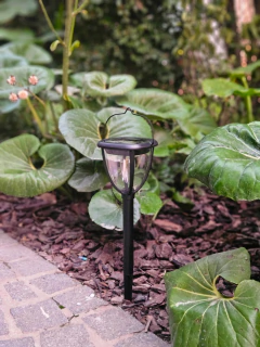 Set x 2 Farol Solar 43cm para piso o amurable, foto 3 de 4
