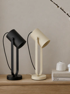 Velador Halo-Atril beige marfil