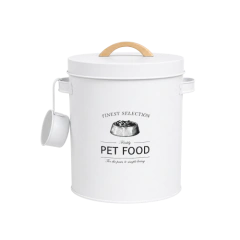Lata para alimento de mascotas con cuchara de metal, imagen 2