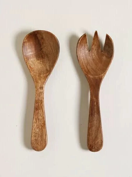 Cubiertos ensalada acacia setx2