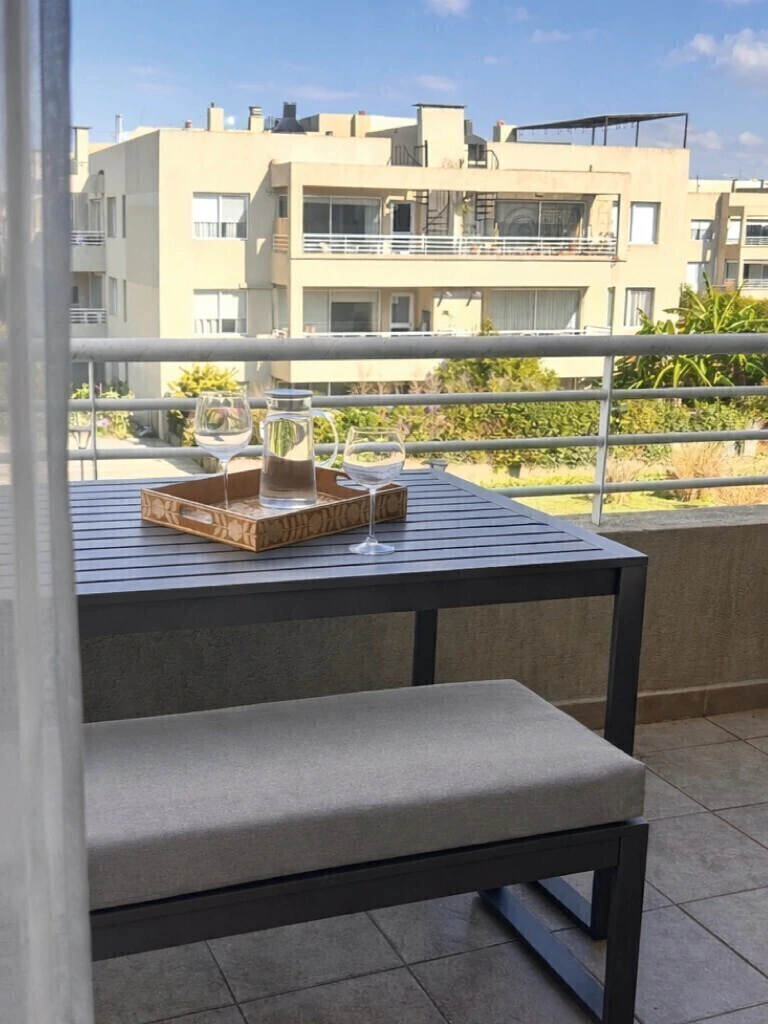 Banco Largo Aluminio 150cm con almohadon