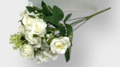 Ramo rositas blancas 30cm, foto 2 de 2
