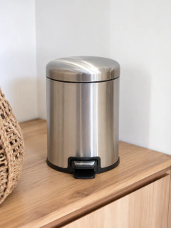 Tacho acero con pedal 3l