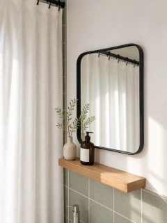 Espejo rectangular Simil Hierro 50x60