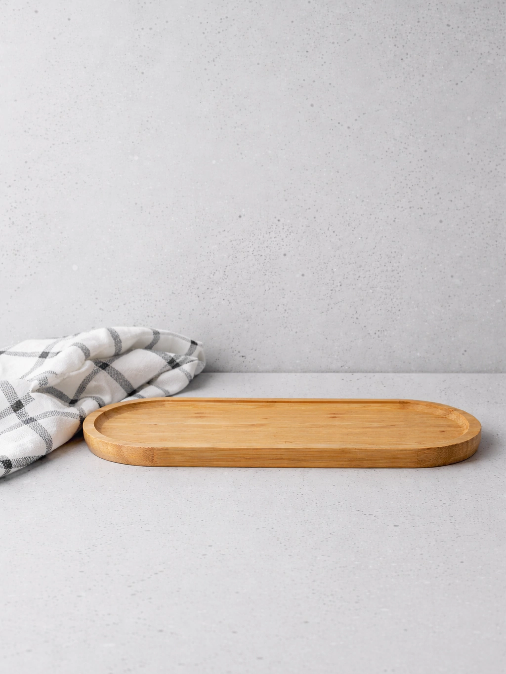 Bandeja ovalada bamboo 33x13cm