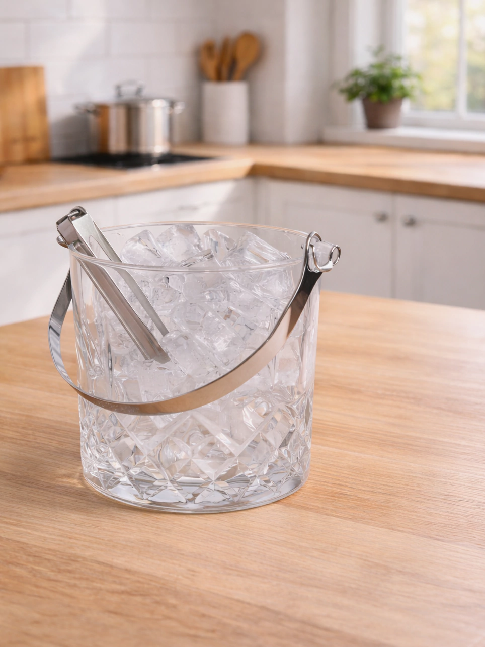 Hielera de vidrio classic con pinza