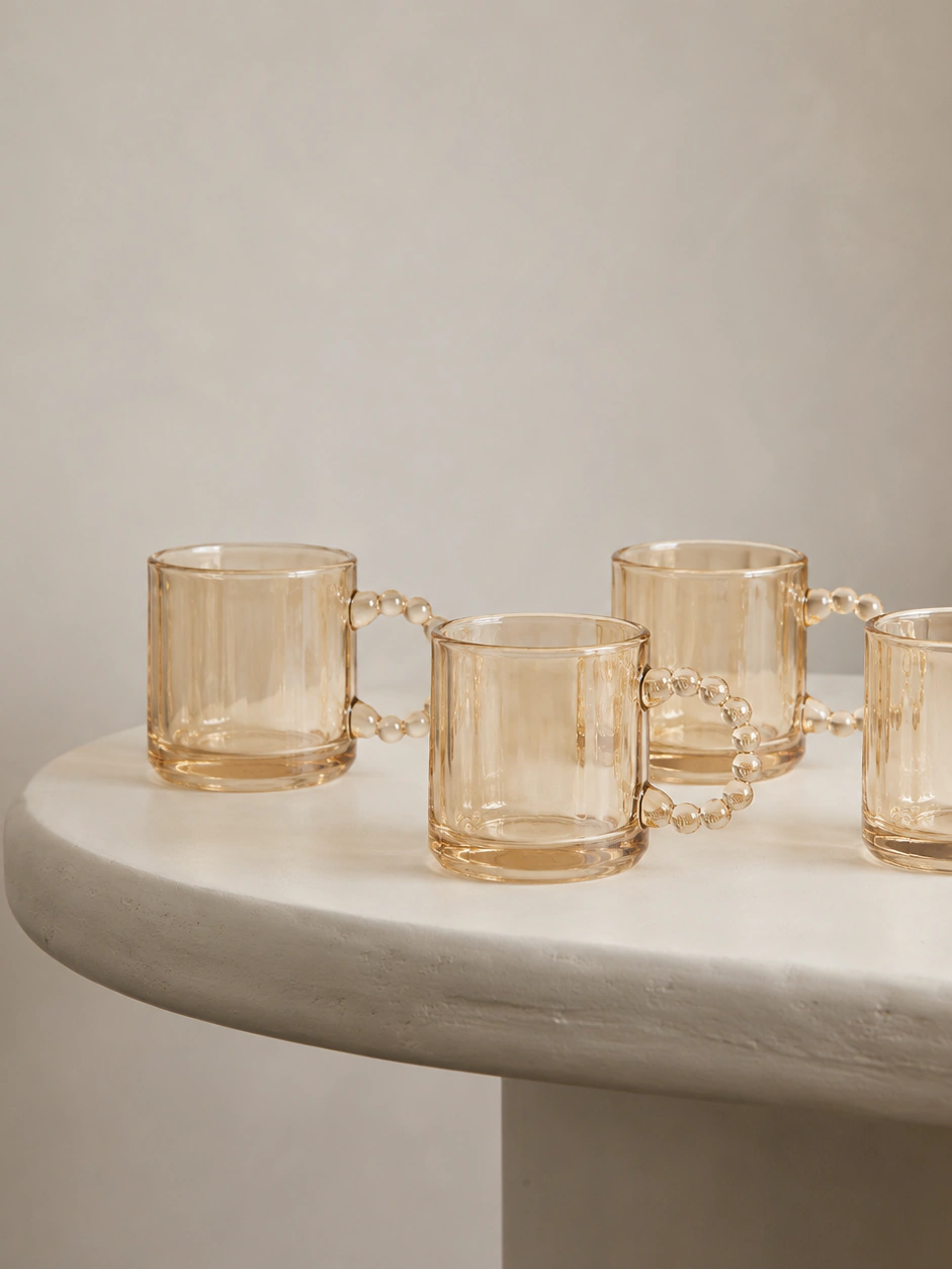 Set x6 Taza de Cafe Dubai Ambar