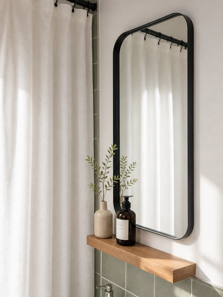 Espejo Rectangular Simil hierro 100x60