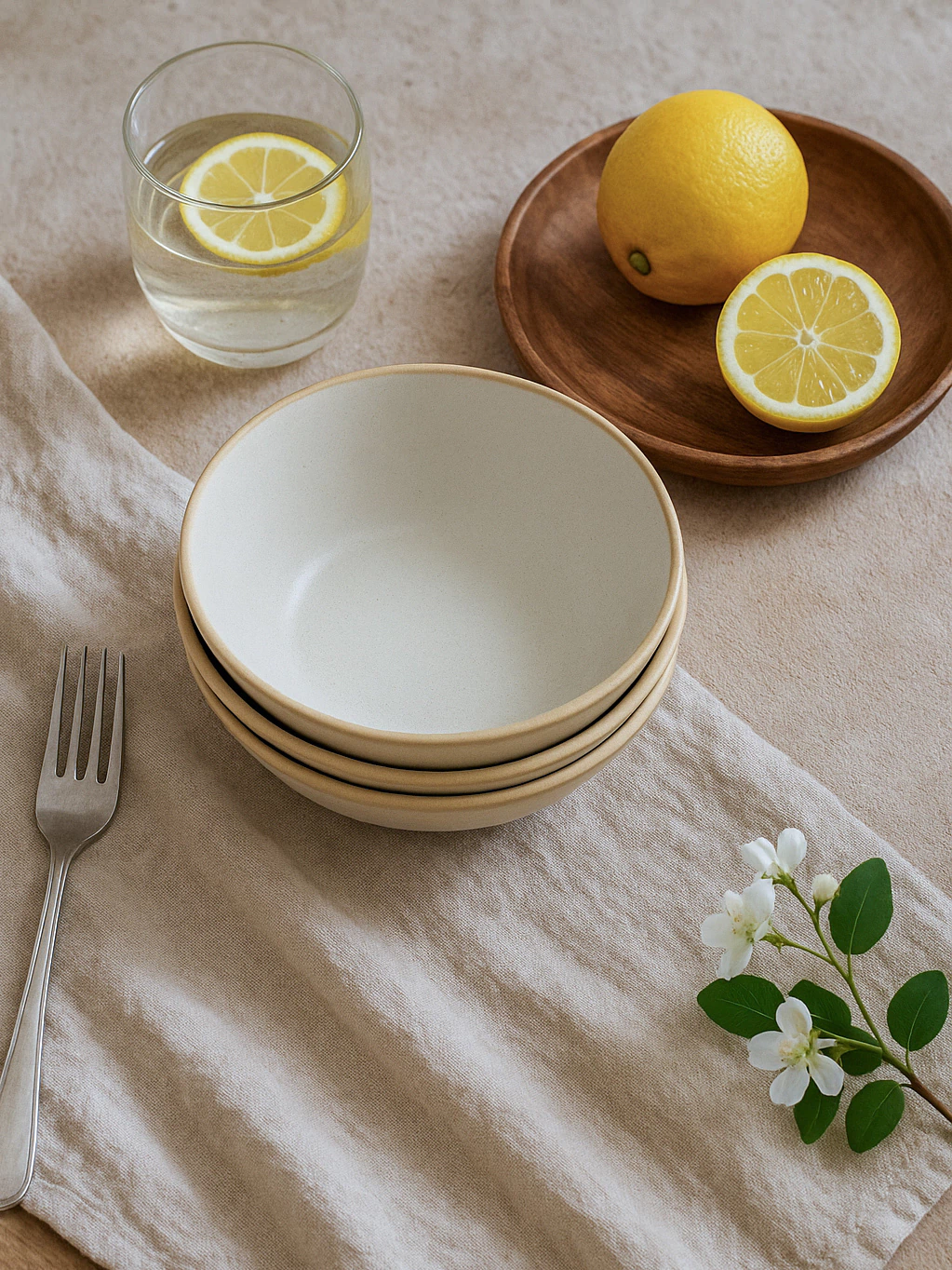 Set x6 bowl hampshire beige