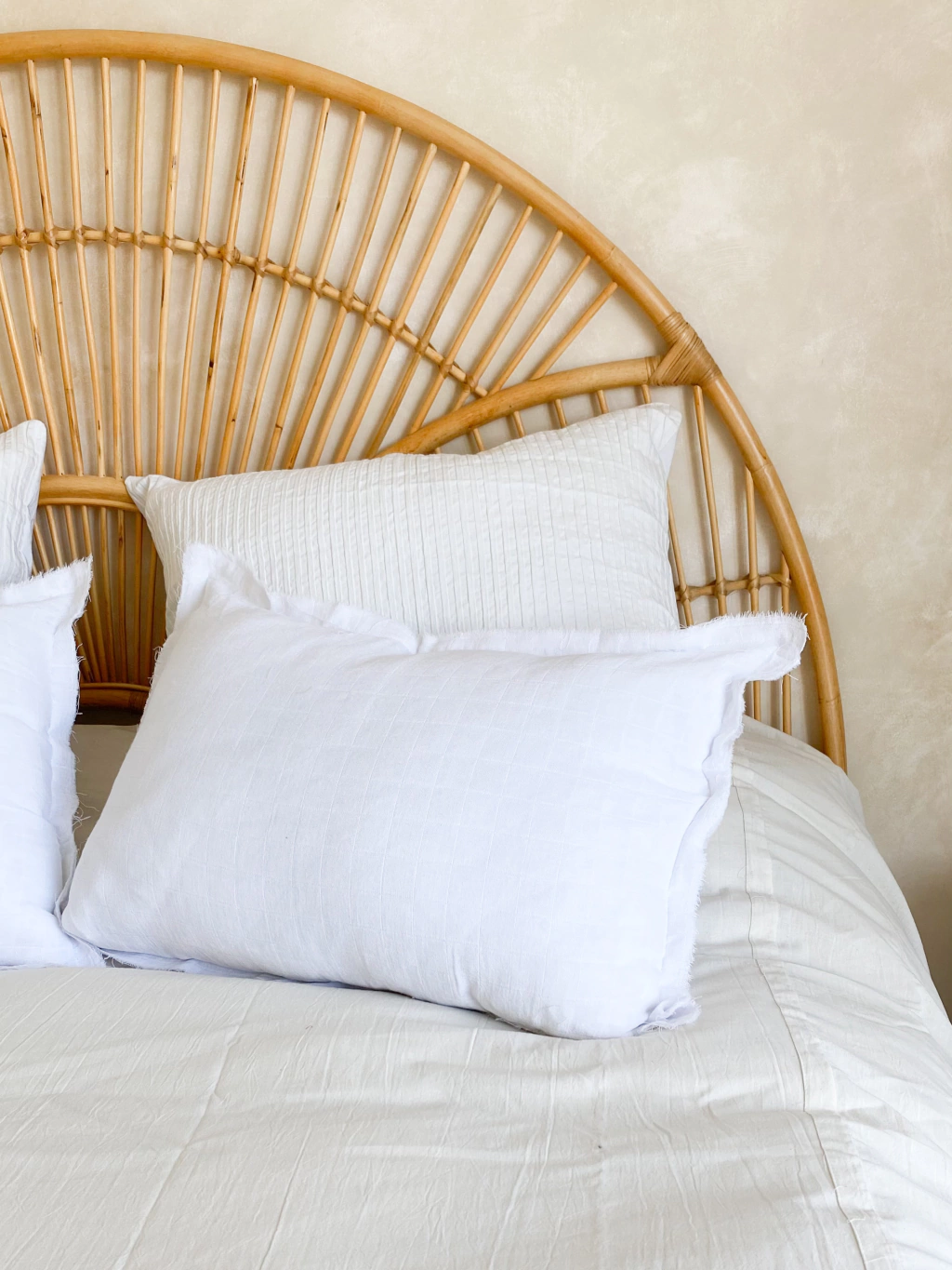 Funda de almohadon gasa 50x70- Off White