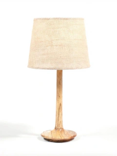 Lampara de Mesa Lyra-C madera clara, foto 1 de 2
