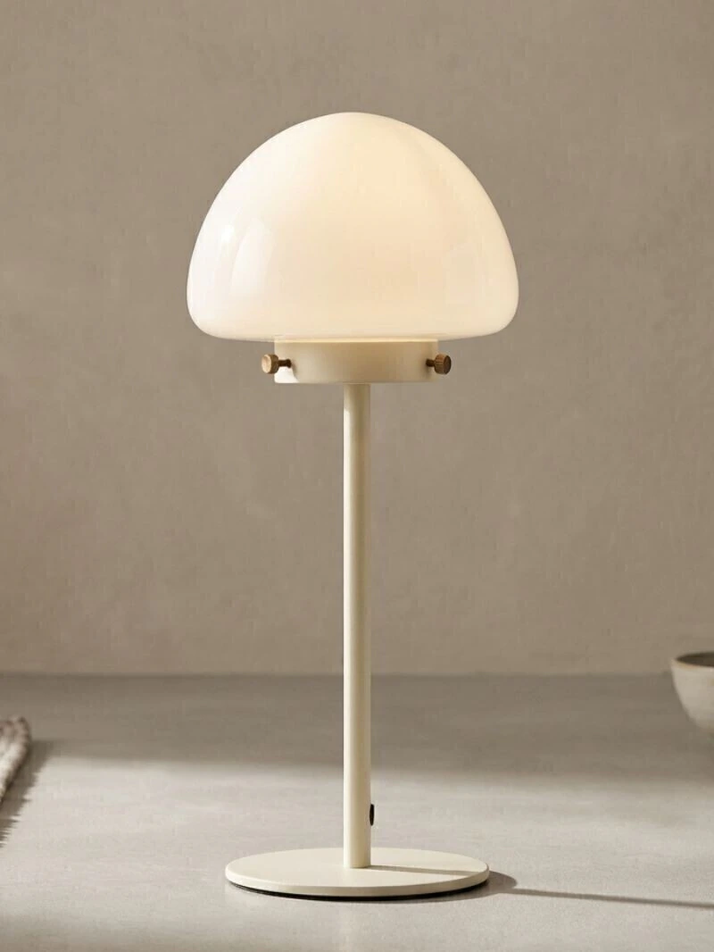 Lampara de Mesa Perle Beige Marfil