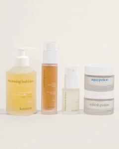 Rutina - Oleosidad aqua + REFRESH X 5 (Piel Mixta/ Grasa) / limpiador + exfoliante + sérum + 2Xhidratante, foto 1 de 8