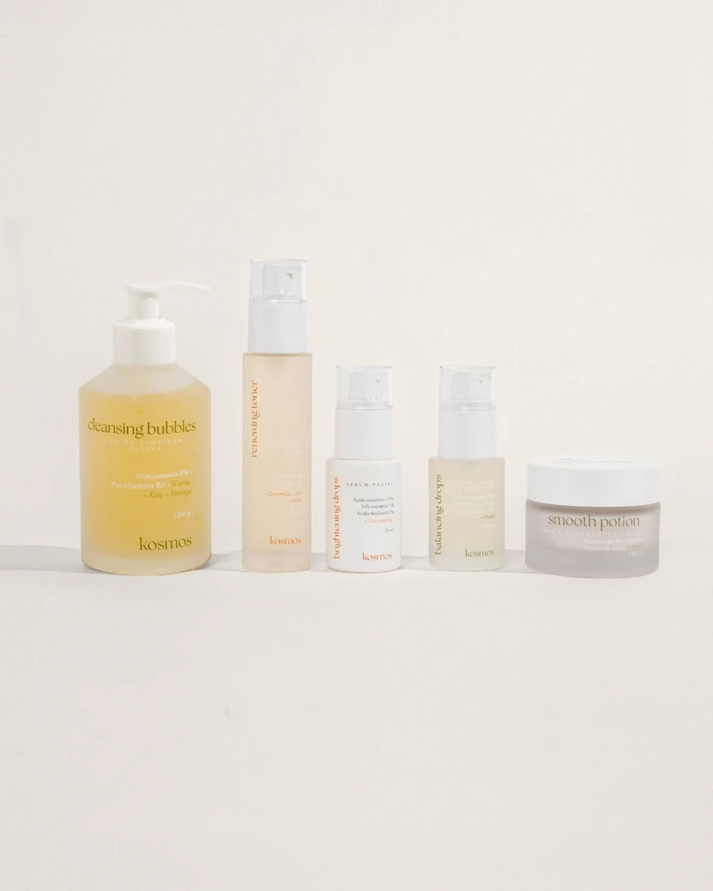 Rutina - Manchas / limpiador + exfoliante + 2 serums + hidratante