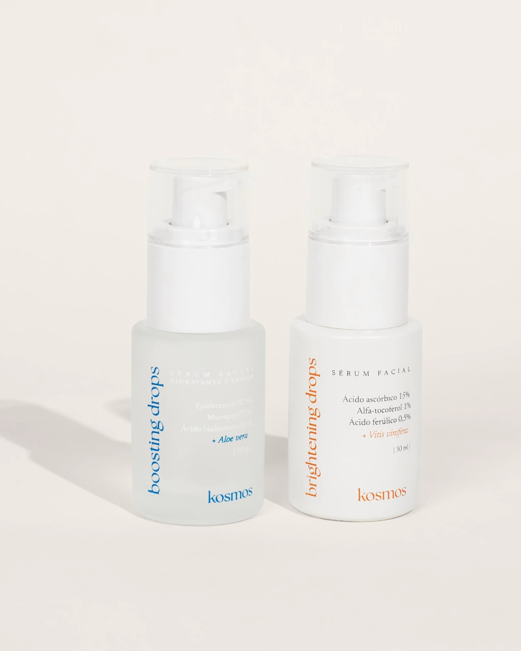 Péptidos + Vitc | Boosting Drops + Brightening Drops