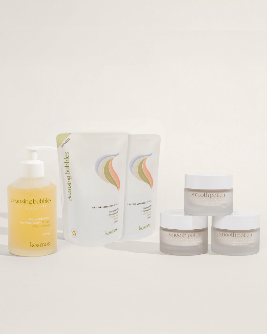 PACK SEMESTRAL SMOOTH /Limpieza + Hidratación/ x3