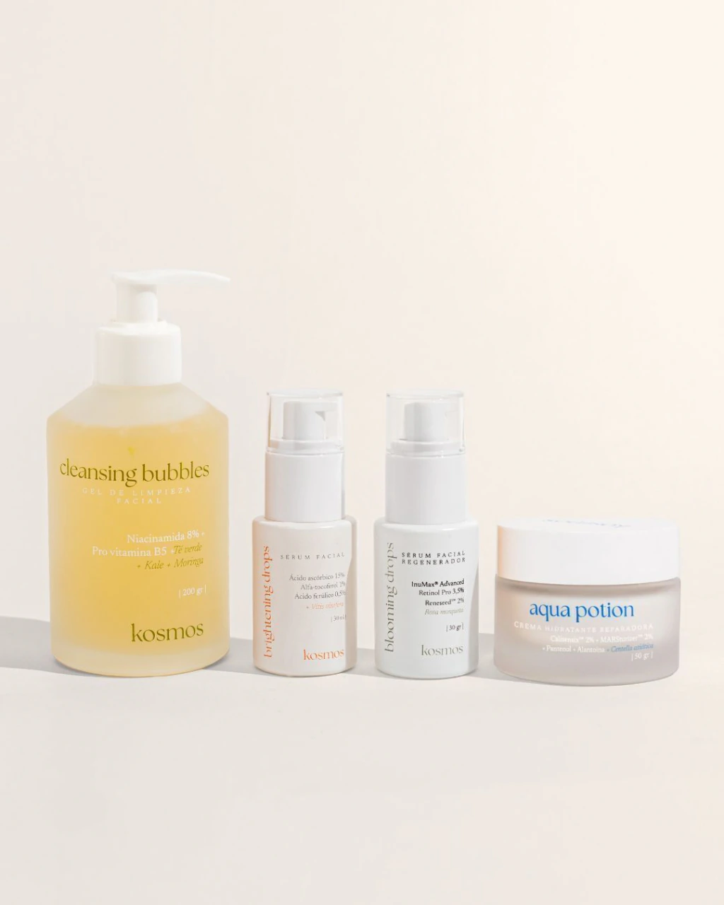 Rutina - Regeneradora / limpiador + vit c + retinol + hidratante
