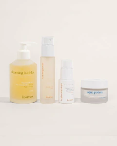Rutina - Luminosidad / limpiador + exfoliante + sérum + hidratante, foto 1 de 9