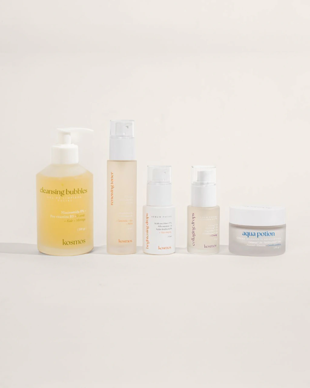 Rutina - Renovadora / limpiador + exfoliante + 2 serums + hidratante