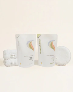 Cleansing duo kit / Cleansing Bubbles + Cleansing Oil + Muñequeras + Pad de limpieza, foto 2 de 6