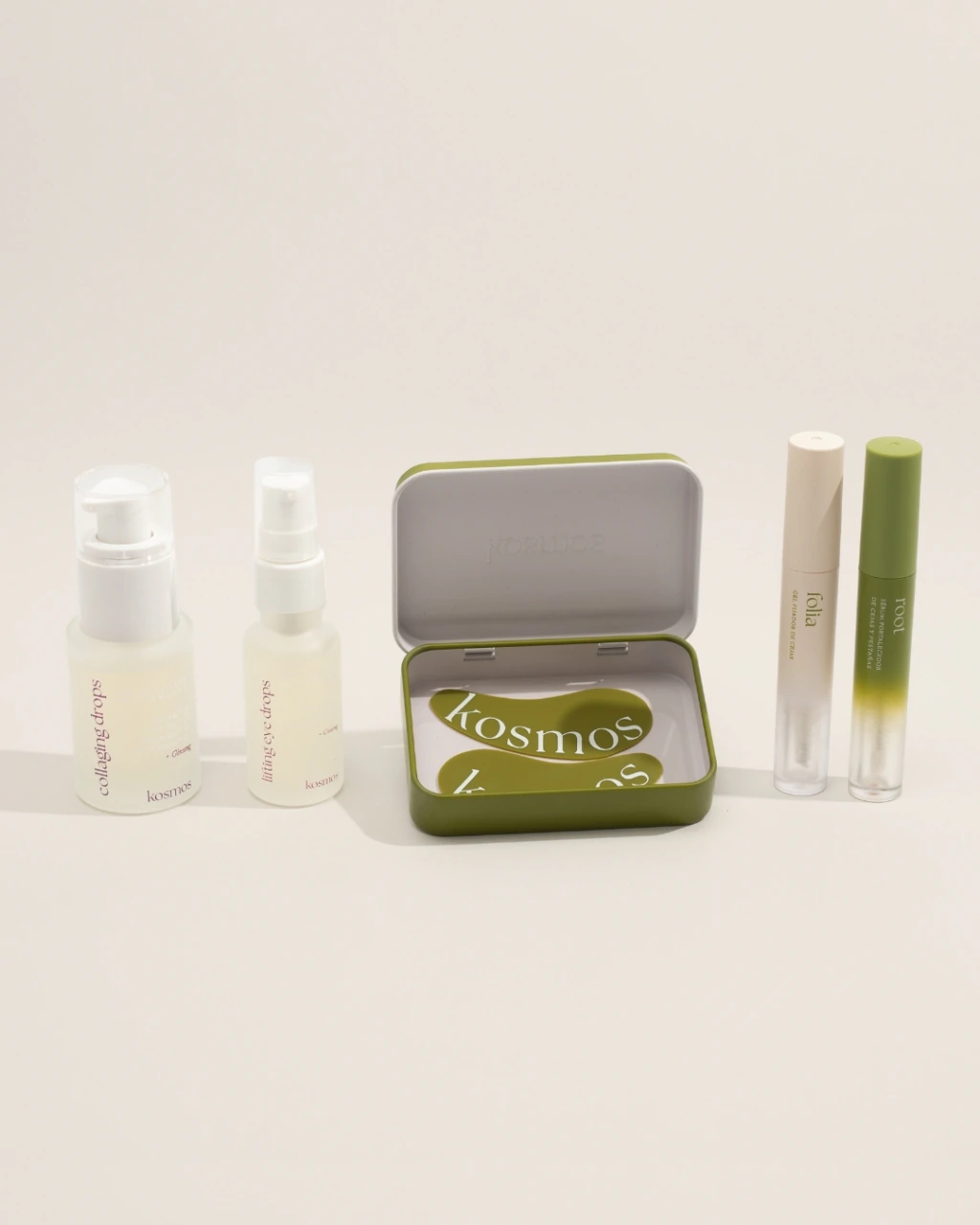 Go to sleep kit / Collaging Drops + Lifting Eye Drops + Forever Patches + Root/Folia