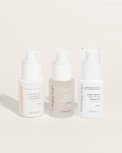 Trío reafirmante / Collaging Drops (COLÁGENO) + Brightening Drops (VIT C) + Blooming Drops (RETINOL), foto 1 de 6
