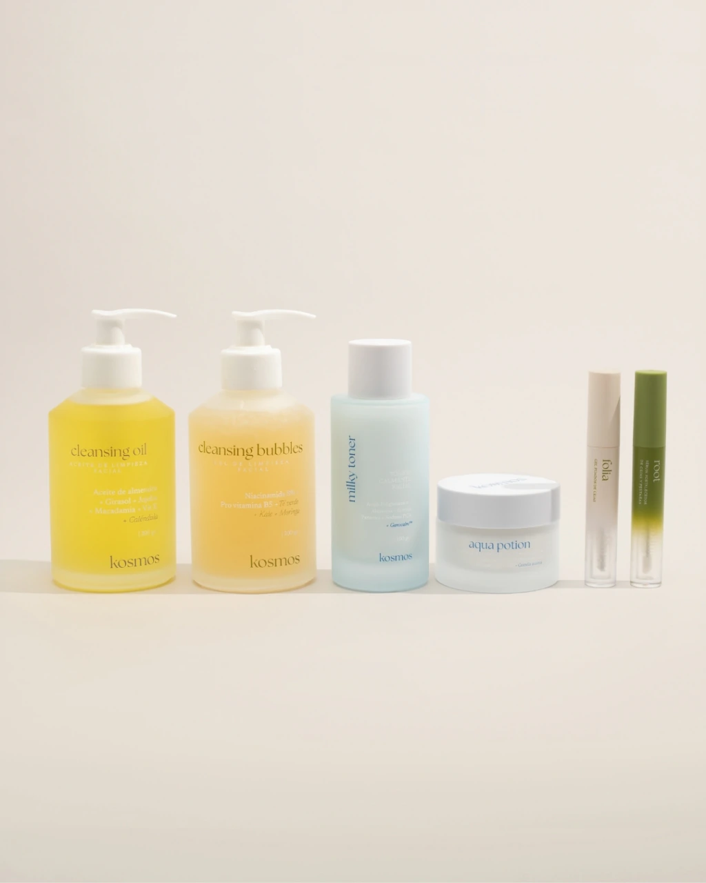 Rutina - Post makeup / Doble limpieza + tónico calmante + hidratante + Root/Folia