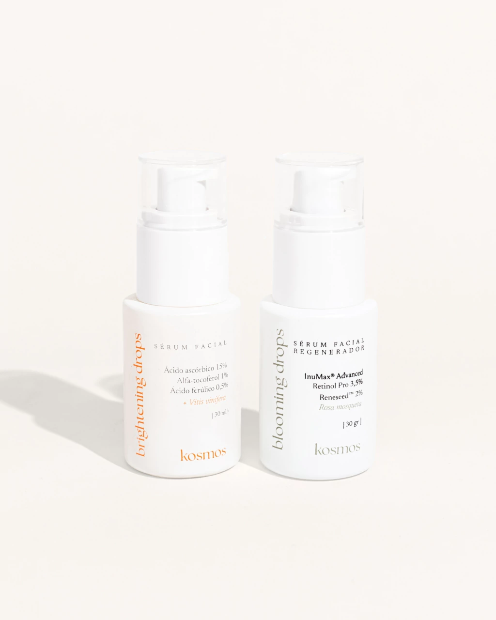 Dúo revitalizante / Brightening Drops (VIT C) + Blooming Drops (RETINOL)