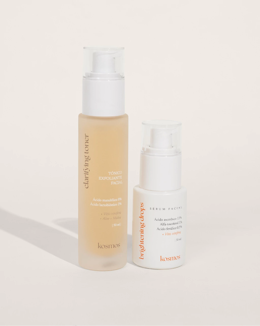 GLOW SET ( piel sensible ) / Clarifying Toner + Brightening Drops