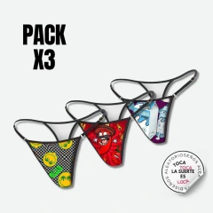 Suscripción Pack X3 Colaless Regulables Estampados Surtidos, foto 1 de 4