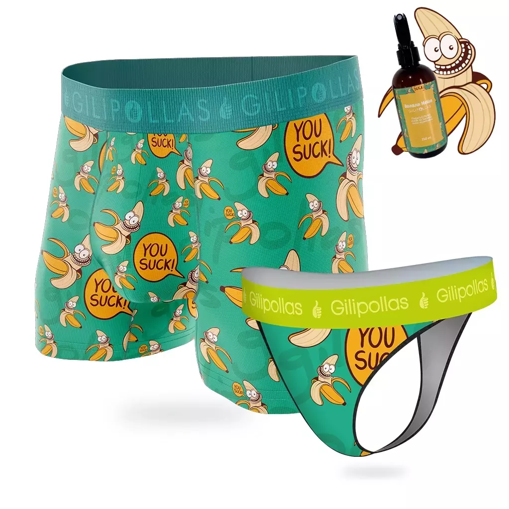 Match Cool Less + Boxer Bananin+ Aromatizador