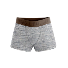 Boxer Clásico Gris Melange de Mujer, foto 1 de 4