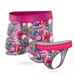 Match Cool Less + Boxer BubbleGum
