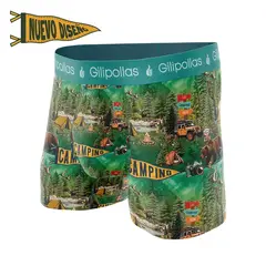 Boxer Adulto Estampado Camping, foto 1 de 5