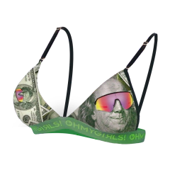 Bralette Estampado Green Money, foto 1 de 4